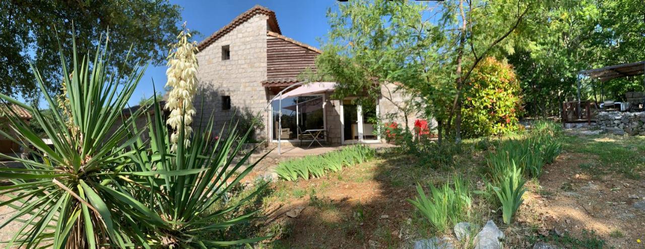 Chambre D'Hotes Climatisee Avec Terrasse Et Spa Bed & Breakfast Saint Alban Auriolles ภายนอก รูปภาพ