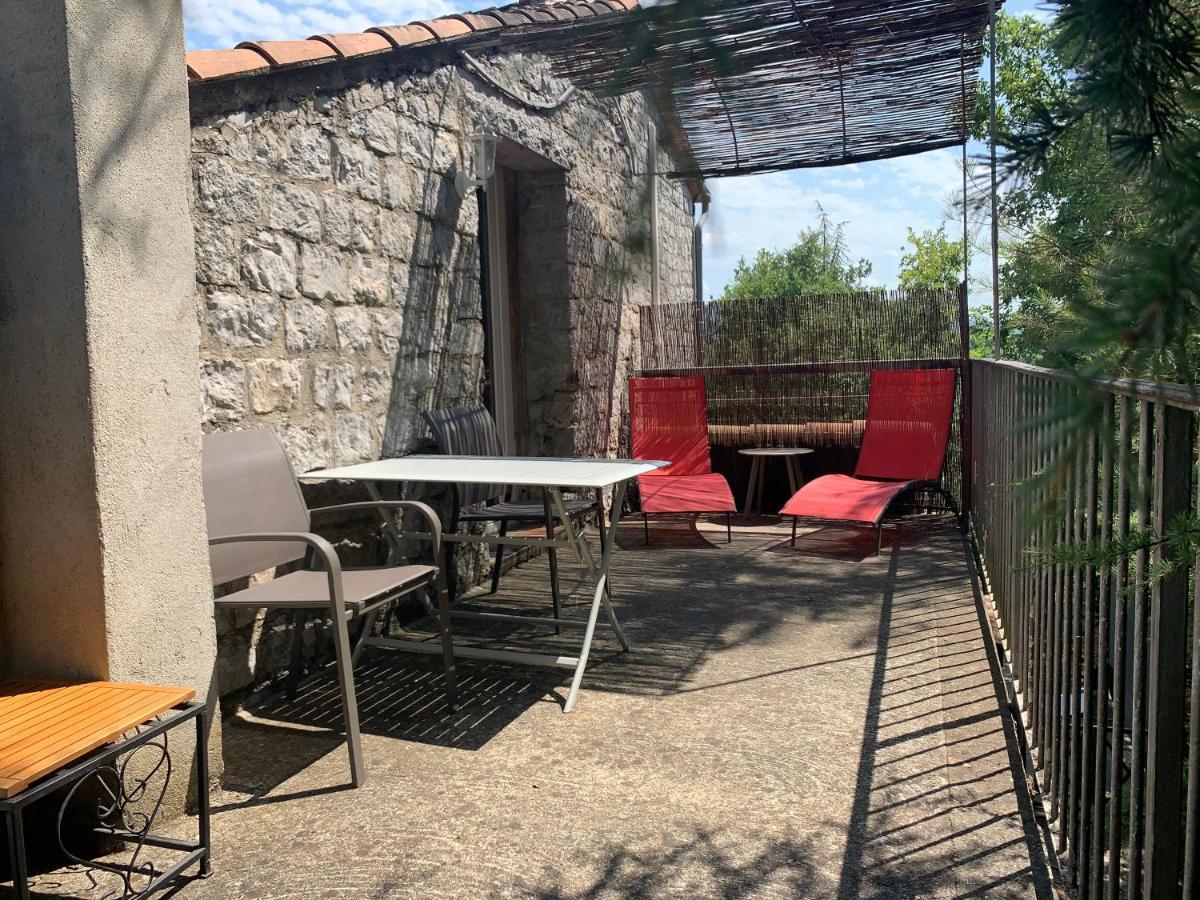 Chambre D'Hotes Climatisee Avec Terrasse Et Spa Bed & Breakfast Saint Alban Auriolles ภายนอก รูปภาพ